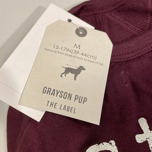 Grayson pup the label stay cozy medium dog sweater nwt - Picture 3 of 5